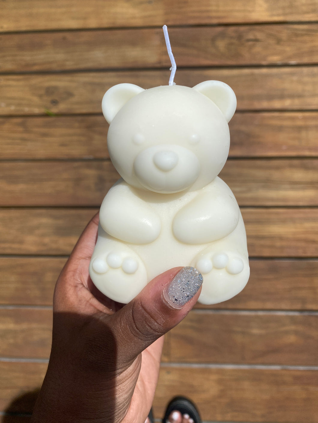 SALE Teddy Candle